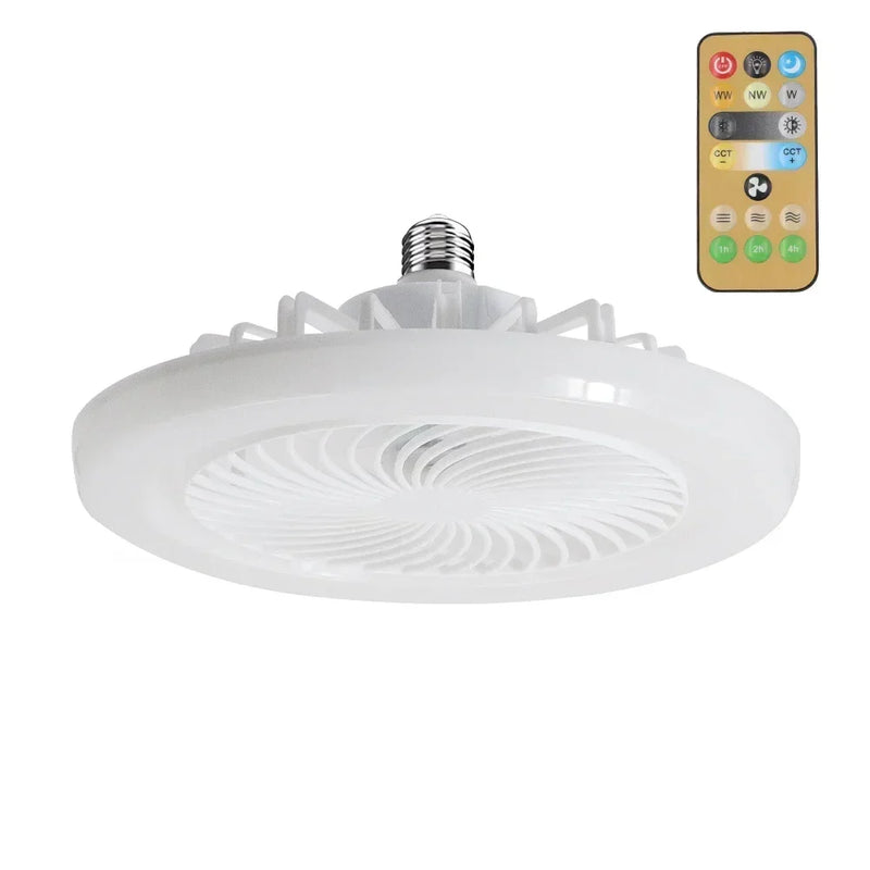 Ventilador de Teto Inteligente com Iluminação LED e Controle Remoto